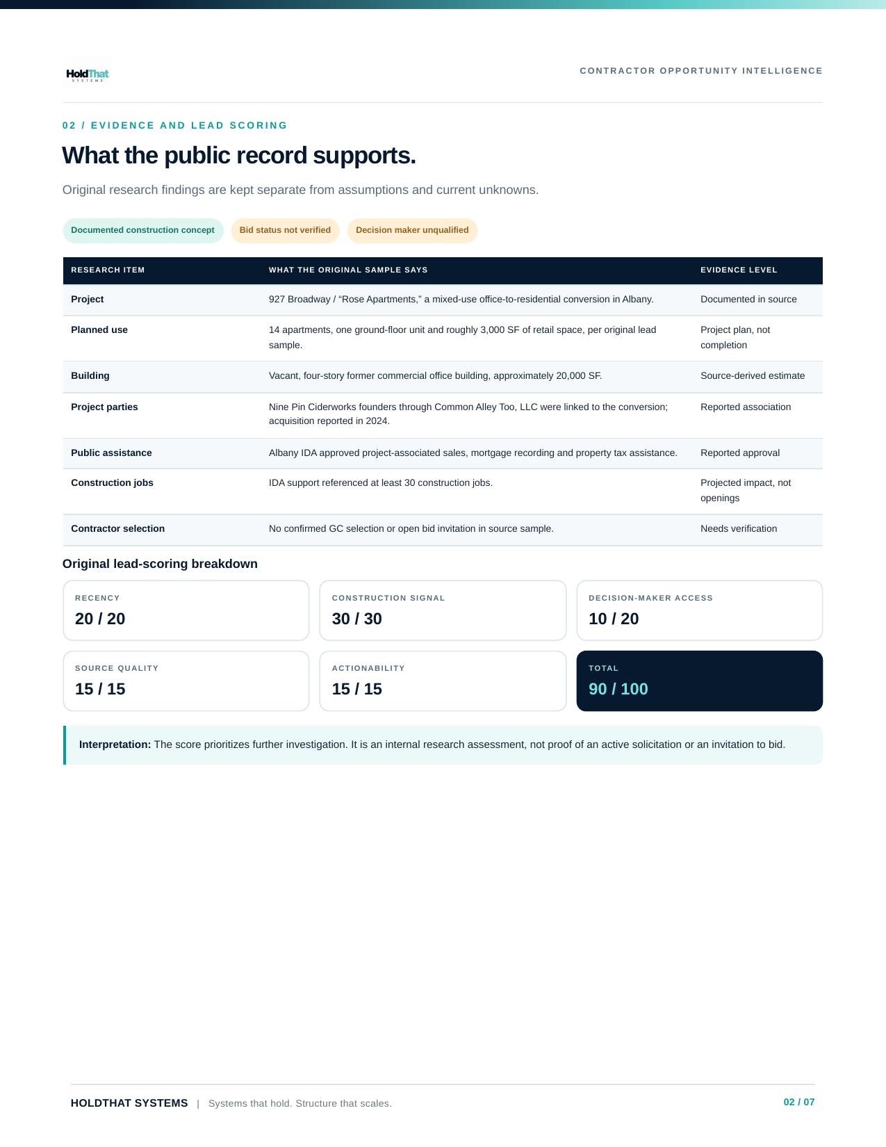 Report page 3